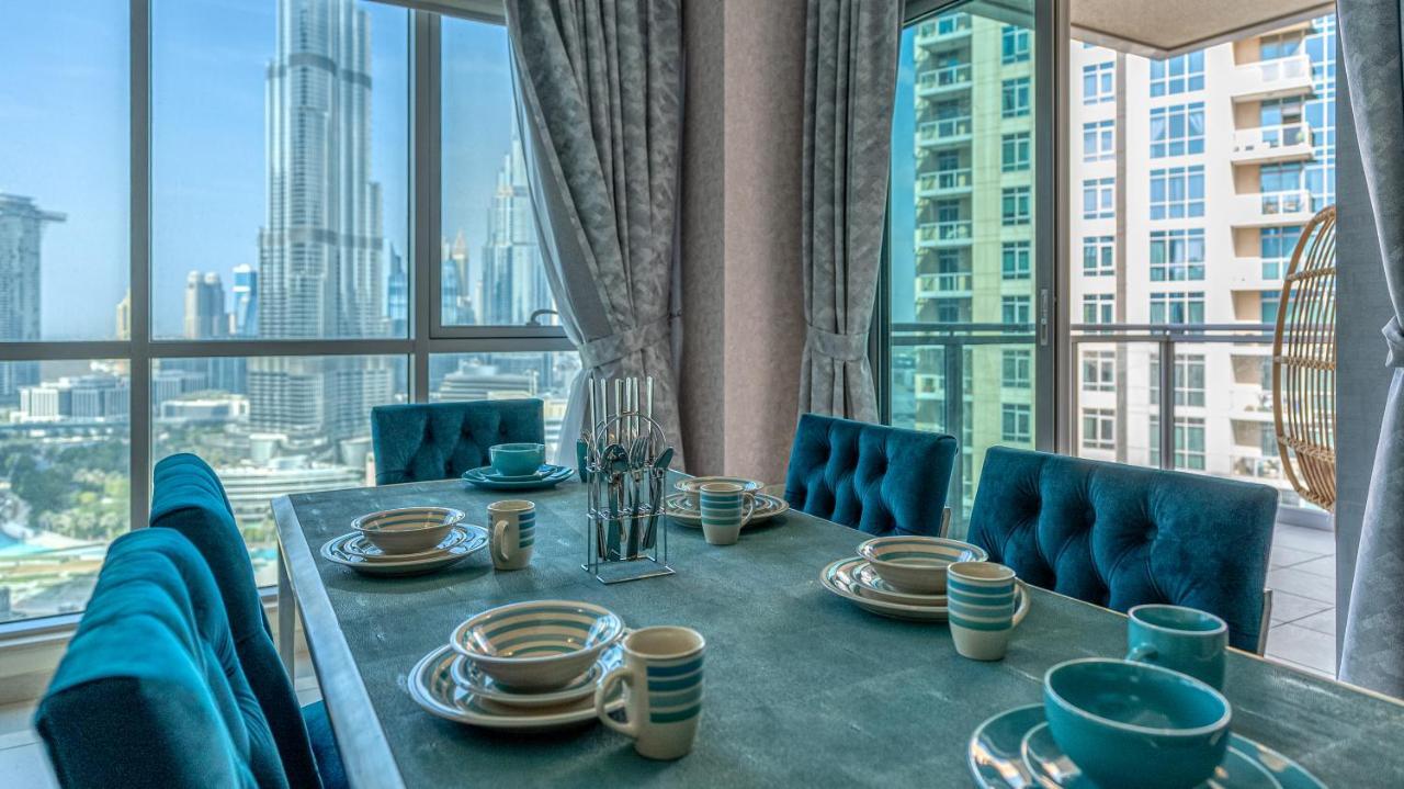 דובאי Bellavista - 2Br At The Residences Downtown Boulevard Full Burj Khalifa And Fountain View מראה חיצוני תמונה
